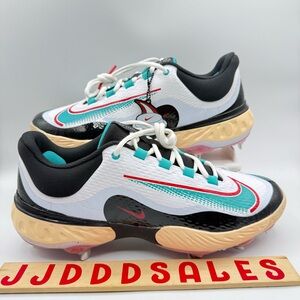 Nike RBI x Alpha Huarache Elite 4 Low Baseball Cleats FZ7345-103 Men’s Sz 12 NEW